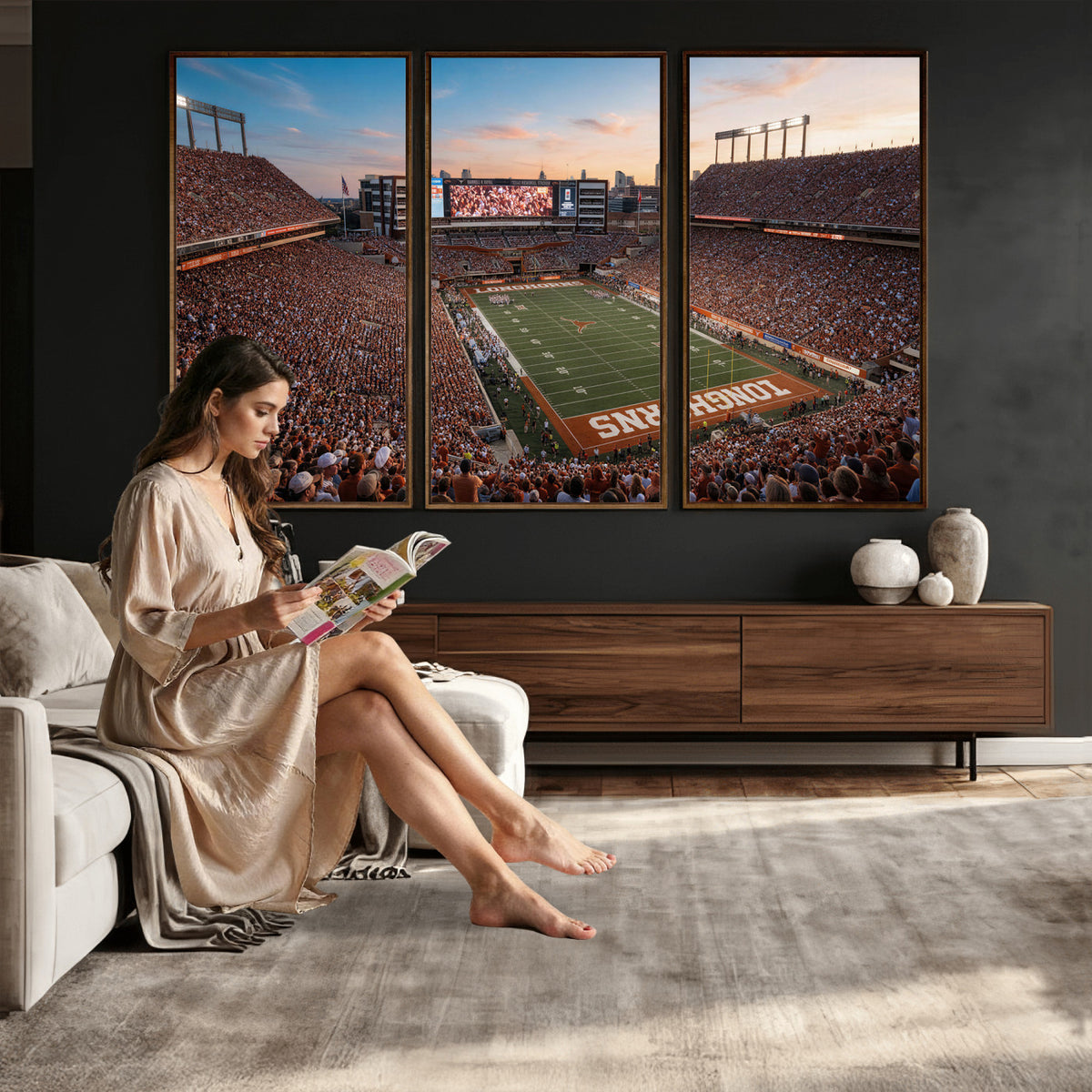 41187139-MGV-CV-36X24 - Stadium Wall Art Canvas Print