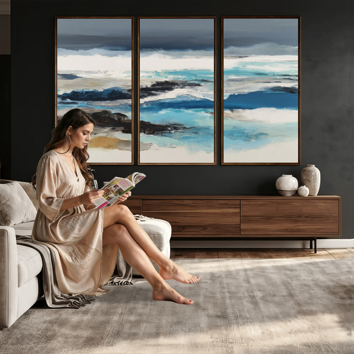 53645131-_Poster-30x20 - Extra Large Abstract Wall Art Canvas Print