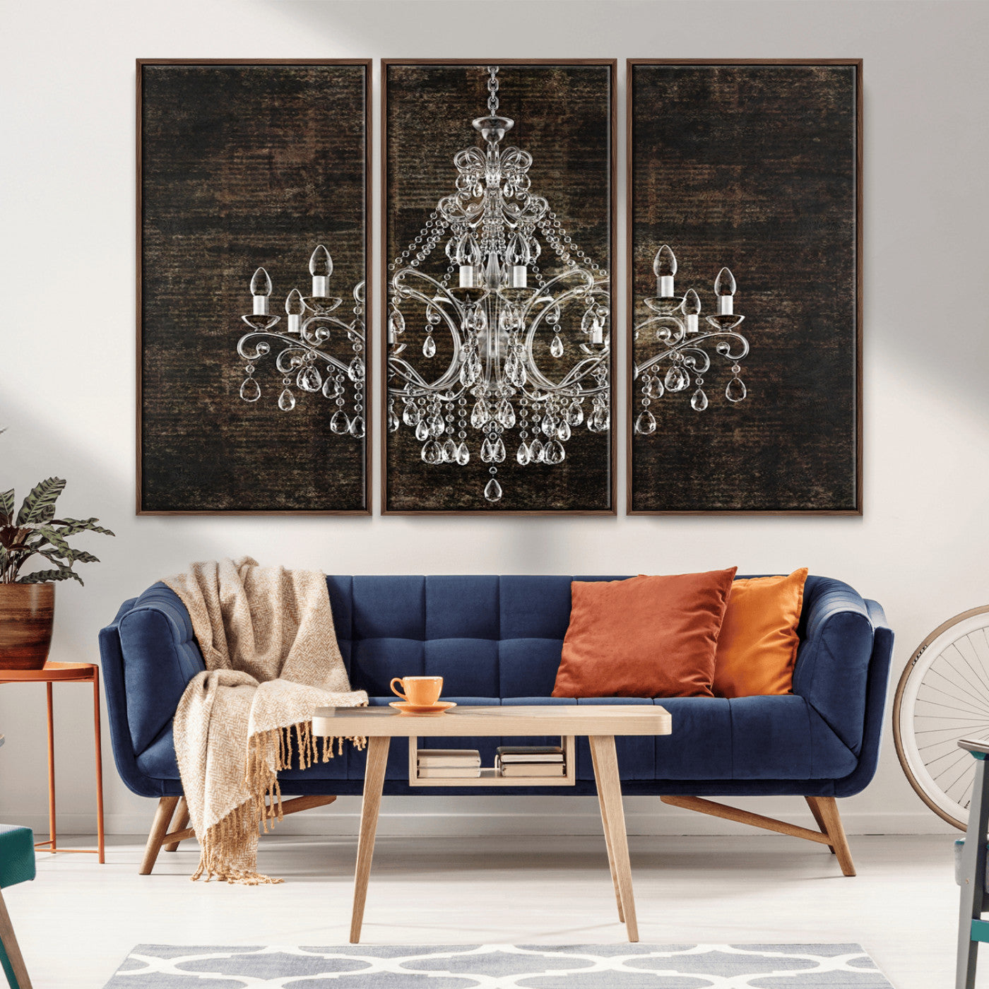 69434-MGV-CV-36X24-Rustic Chandelier Canvas Print