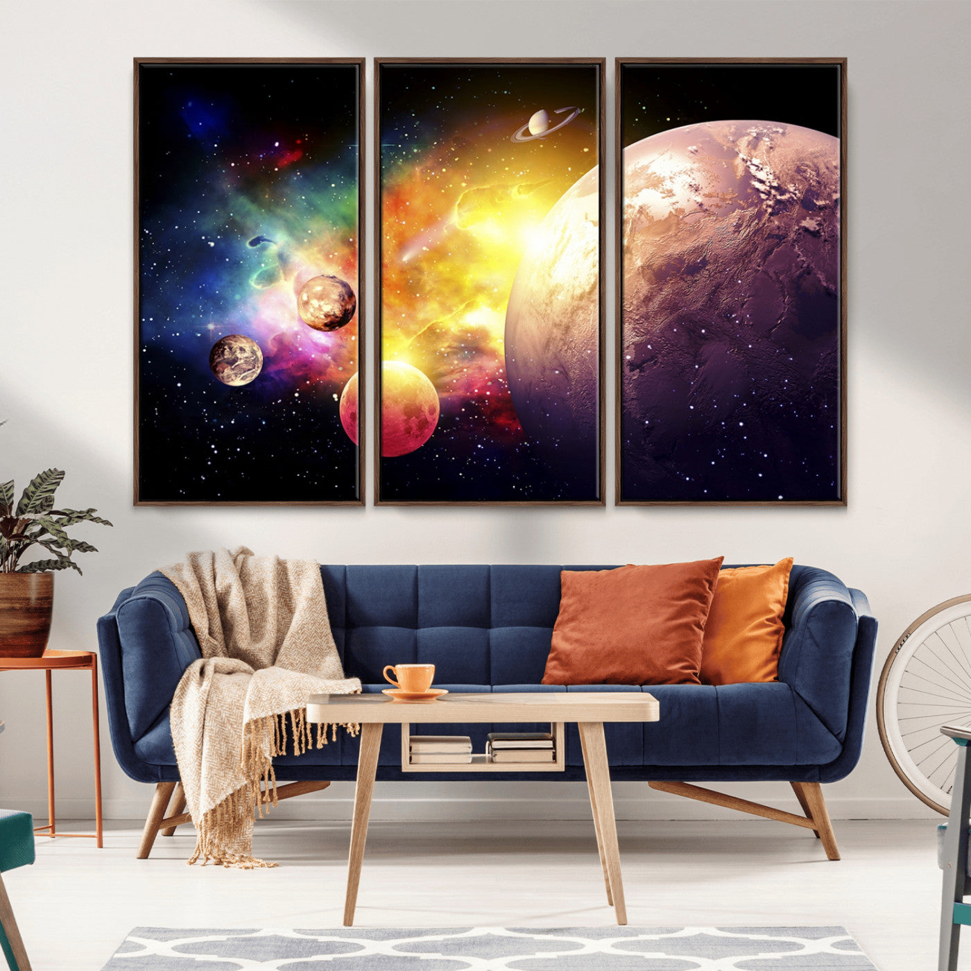 51843-MGV-CV-36X24-Space and Galaxy Canvas Print