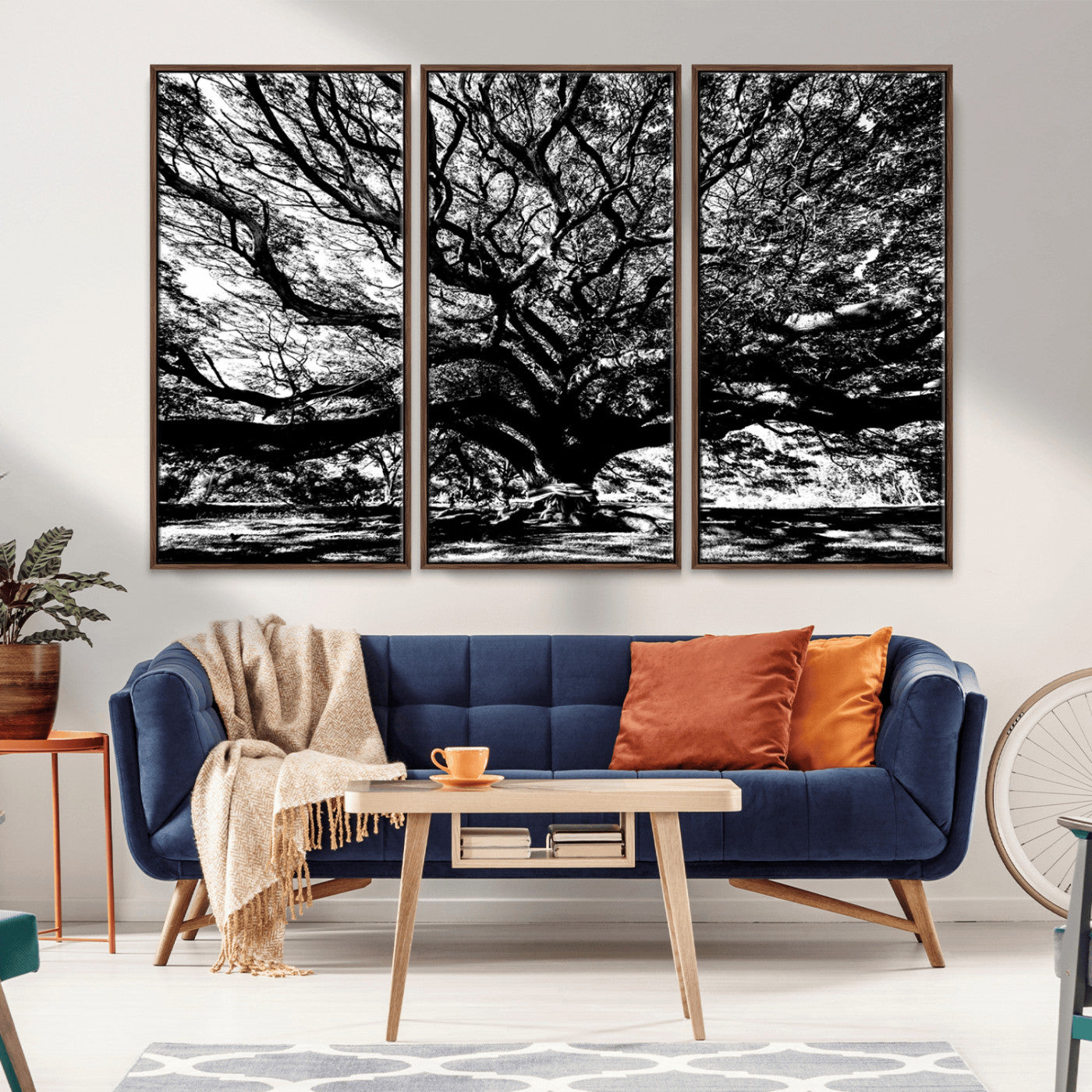 -Mighty Angel Oak Wall Art | Angel Oak Tree Art Print