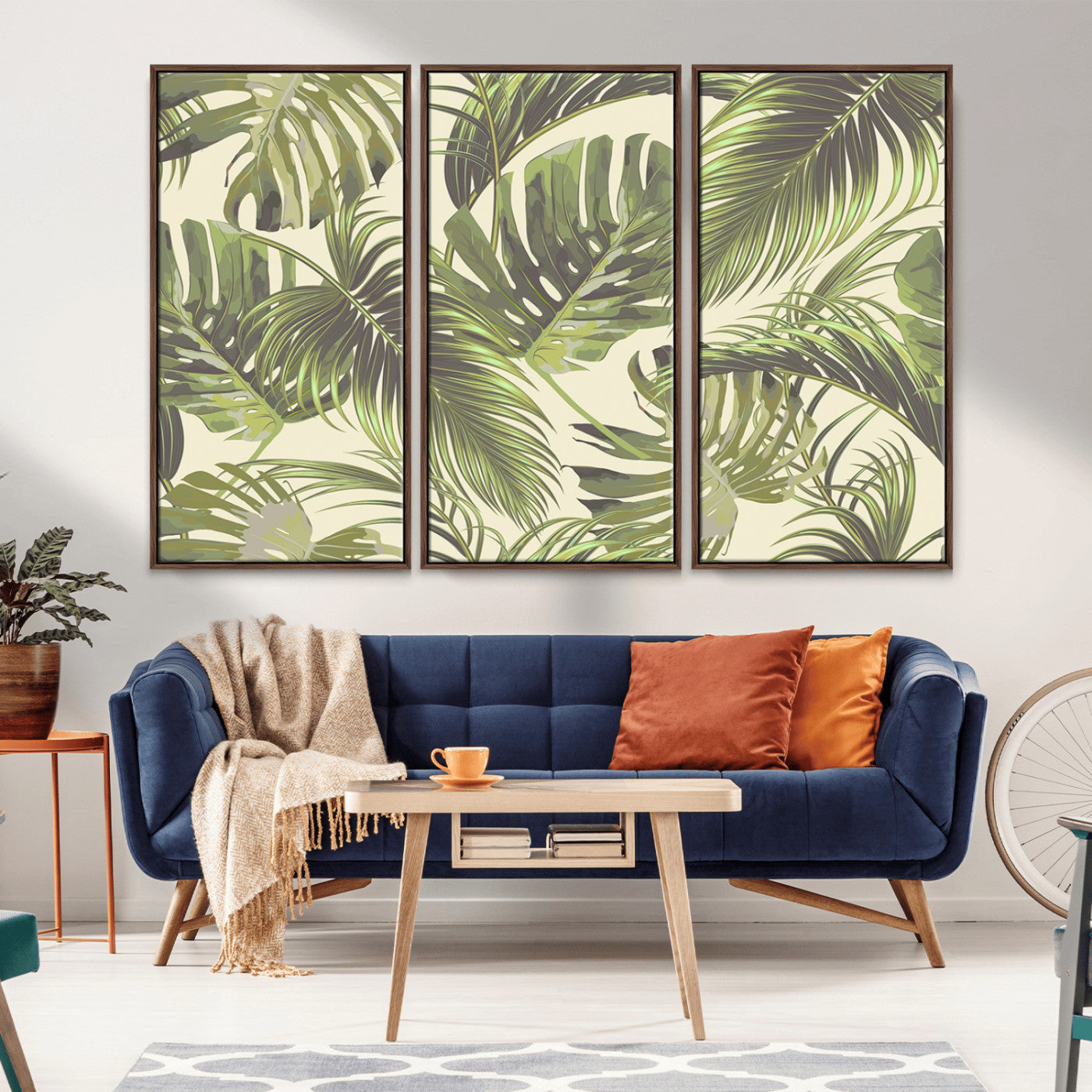 -Palm Leaves Canvas Print