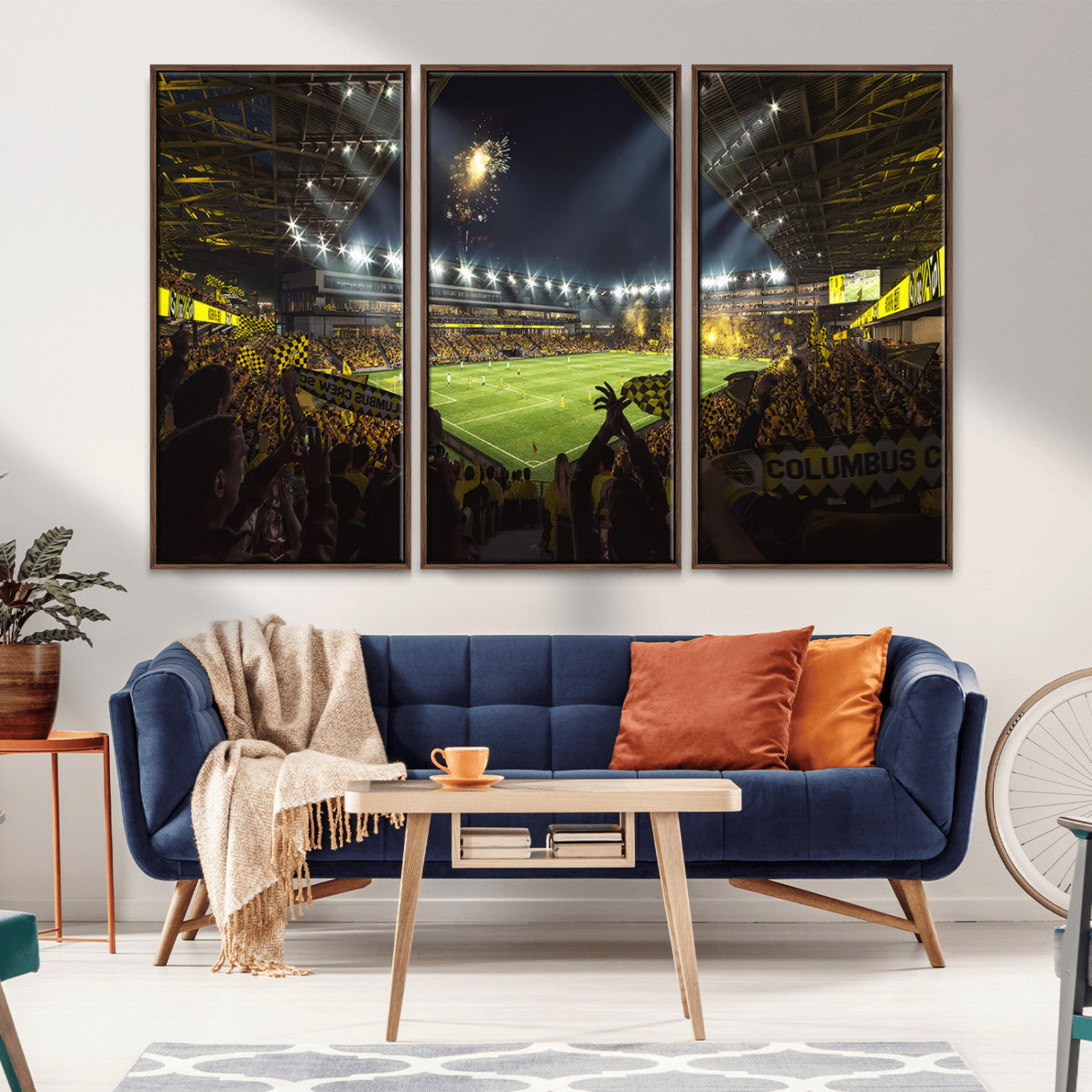 51122-MGV-CV-36X24-Columbus Crew Soccer Team Print - Columbus Crew Stadium Wall Art Canvas Print