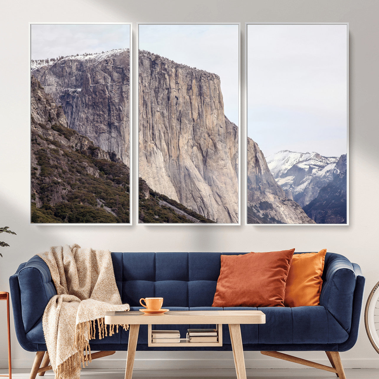 74506434-MGV-CV-36X24 - El Capitan Yosemite Mountain Wall Art – Yosemite Cliff Canvas Print, Rugged Terrain and Timeless Wilderness Decor for Office, Living Room or Cabin