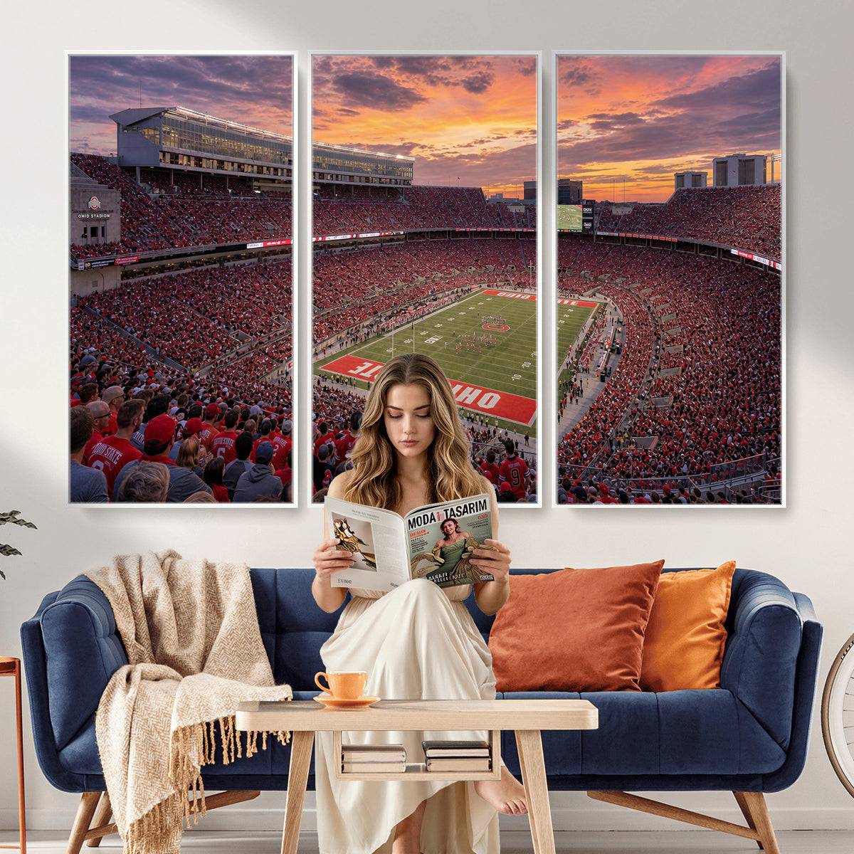 95137596-MGV-CV-36X24 - Stadium Wall Art Canvas Print