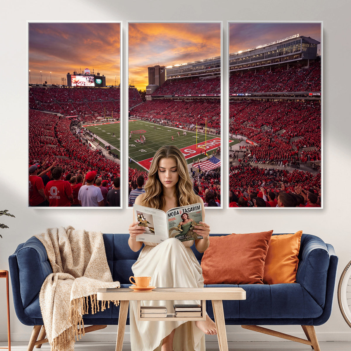 36125328-MGV-CV-36X24 - Stadium Wall Art Canvas Print