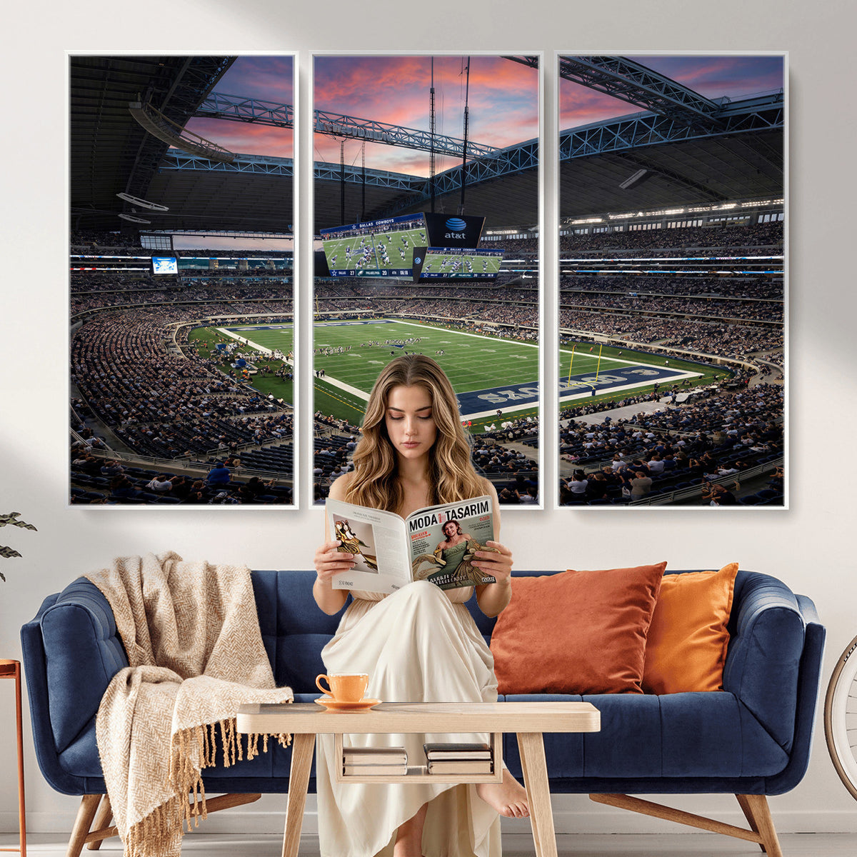 11530179-MGV-CV-36X24 - Stadium Wall Art Canvas Print