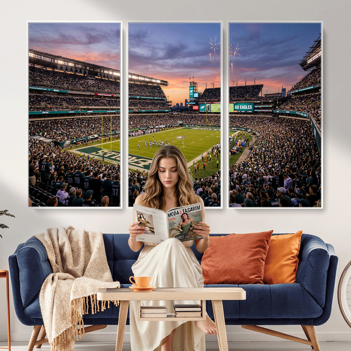 15549432-MGV-CV-36X24 - Stadium Wall Art Canvas Print