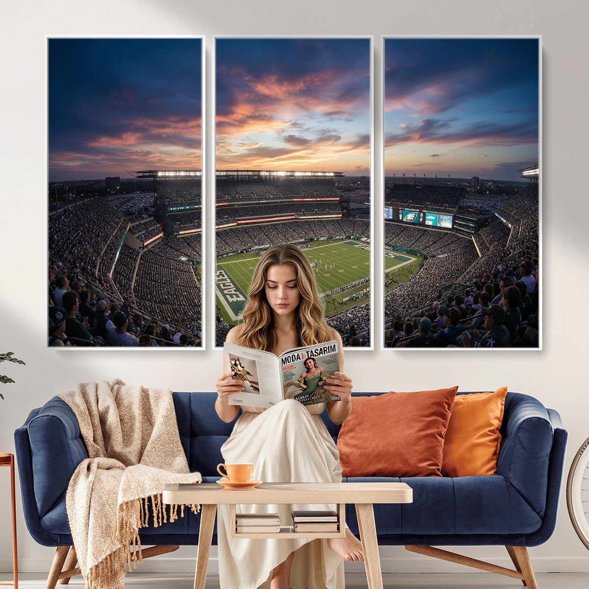 59208973-MGV-CV-36X24 - Stadium Wall Art Canvas Print