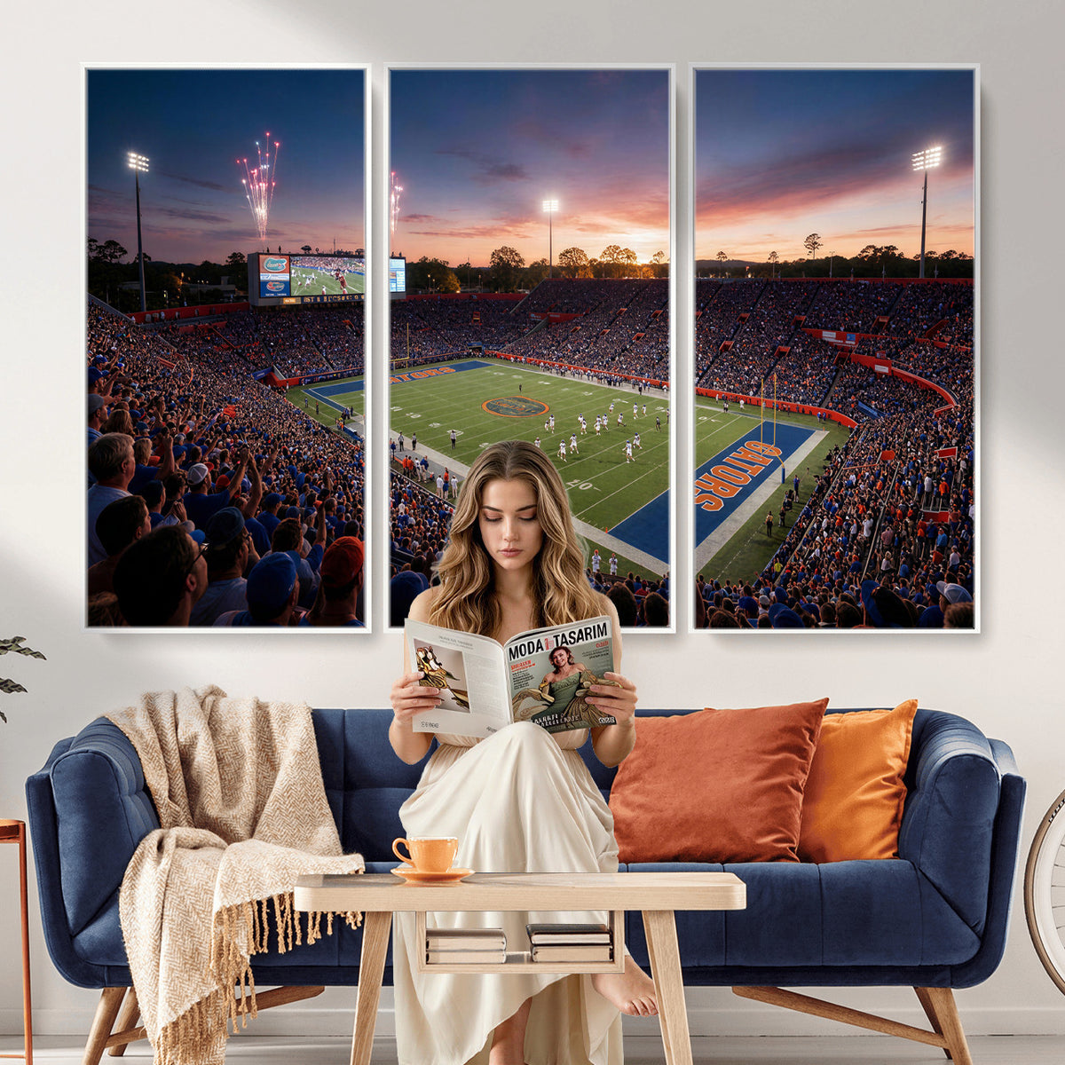 42817292-MGV-CV-36X24 - Stadium Wall Art Canvas Print