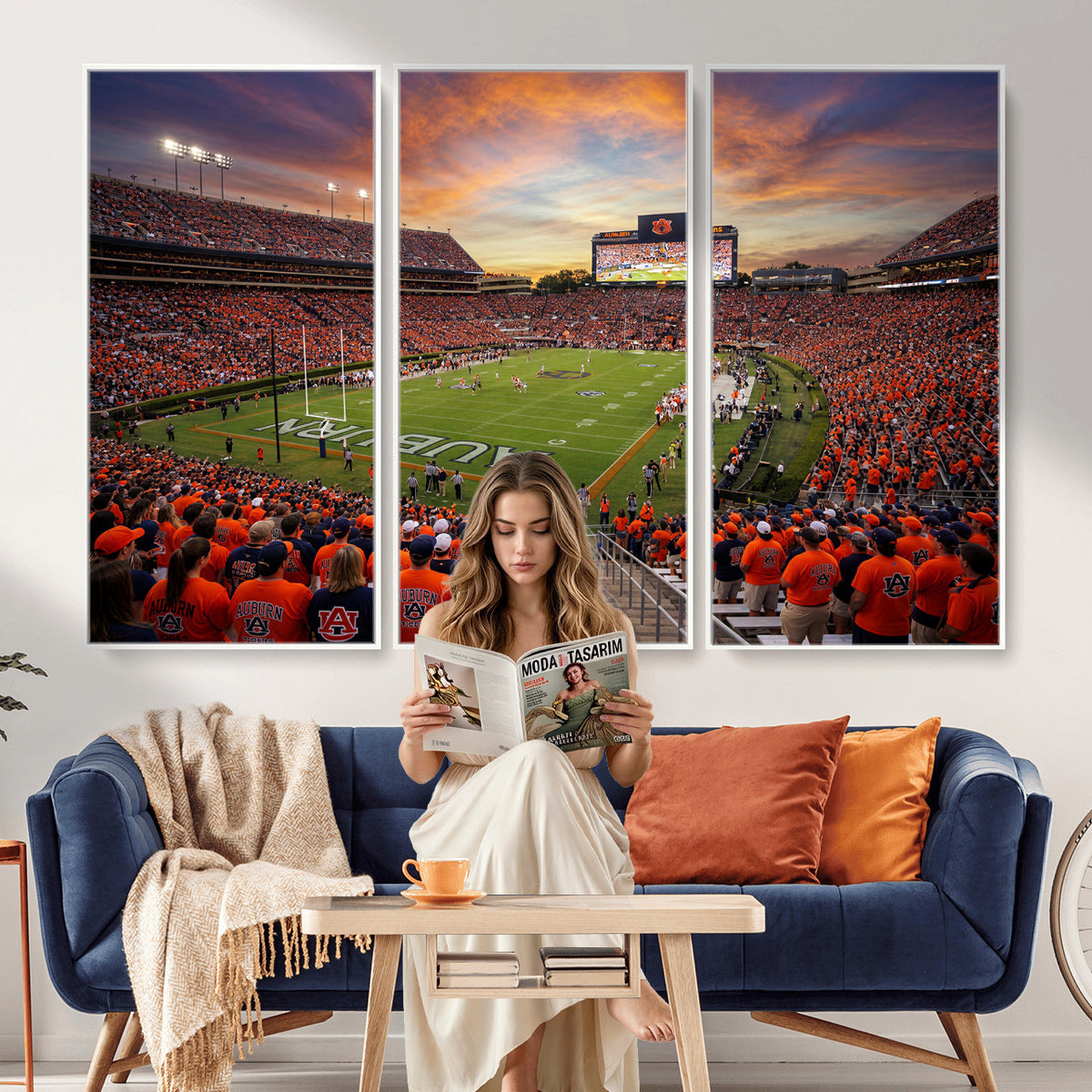 46347891-MGV-CV-36X24 - Stadium Wall Art Canvas Print
