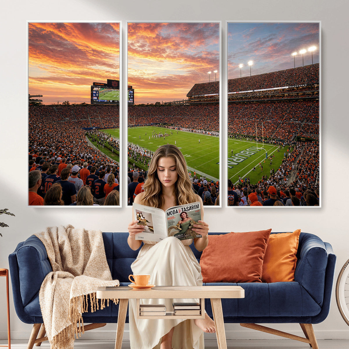 28631591-MGV-CV-36X24 - Stadium Wall Art Canvas Print