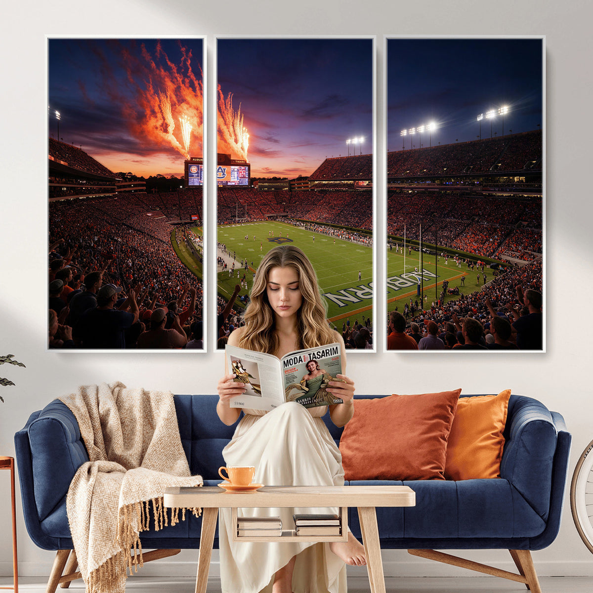 30686080-MGV-CV-36X24 - Stadium Wall Art Canvas Print