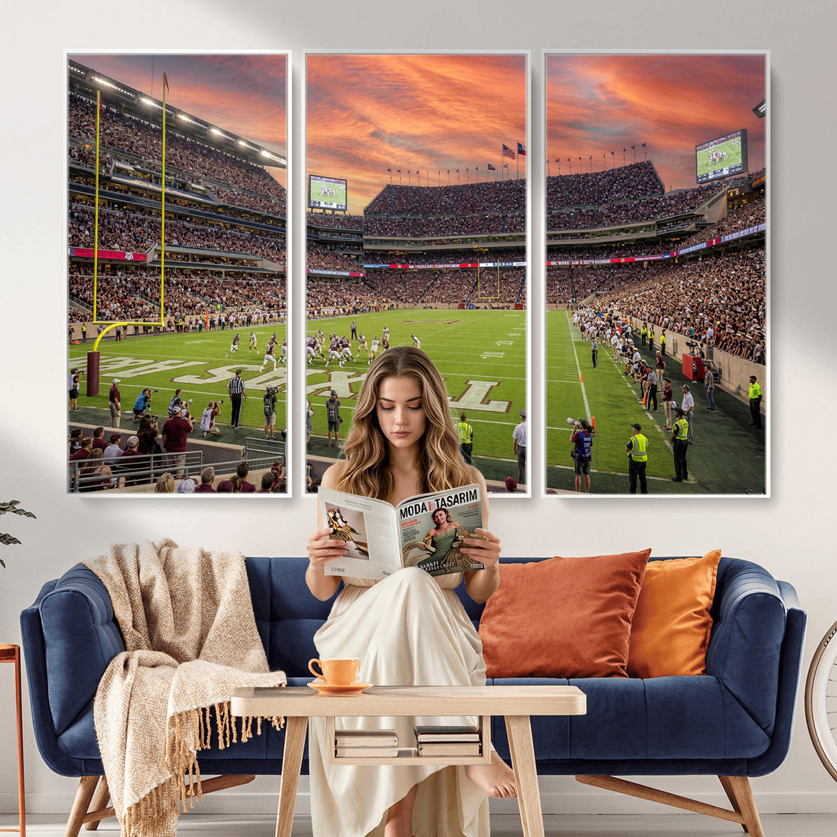 80055809-MGV-CV-36X24 - Stadium Wall Art Canvas Print