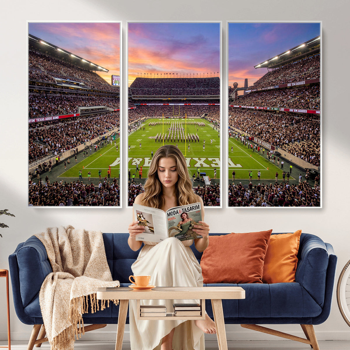 65952219-MGV-CV-36X24 - Stadium Wall Art Canvas Print