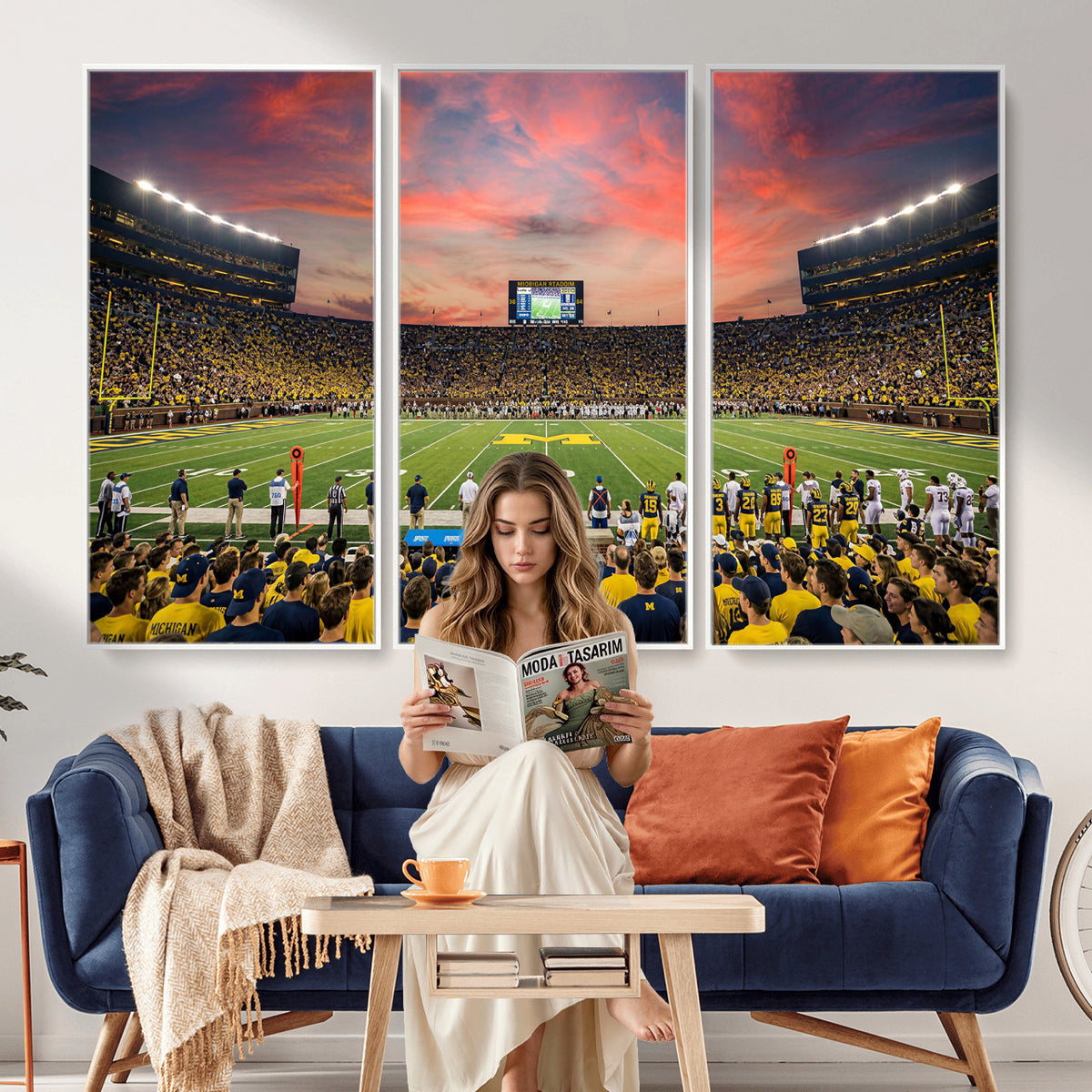 47185949-MGV-CV-36X24 - Stadium Wall Art Canvas Print