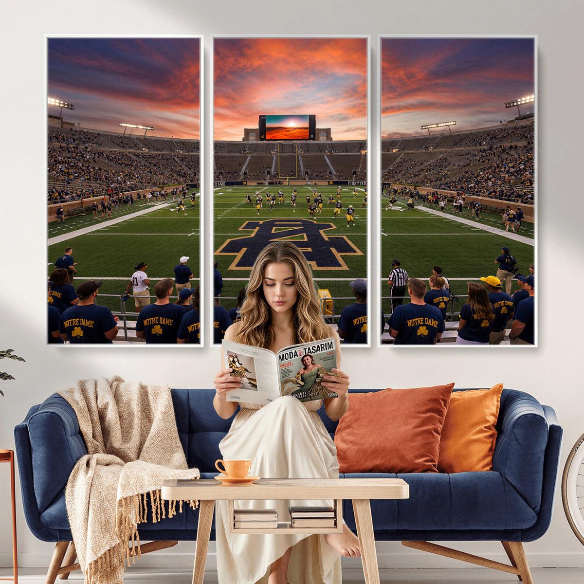 75411323-MGV-CV-36X24 - Stadium Wall Art Canvas Print