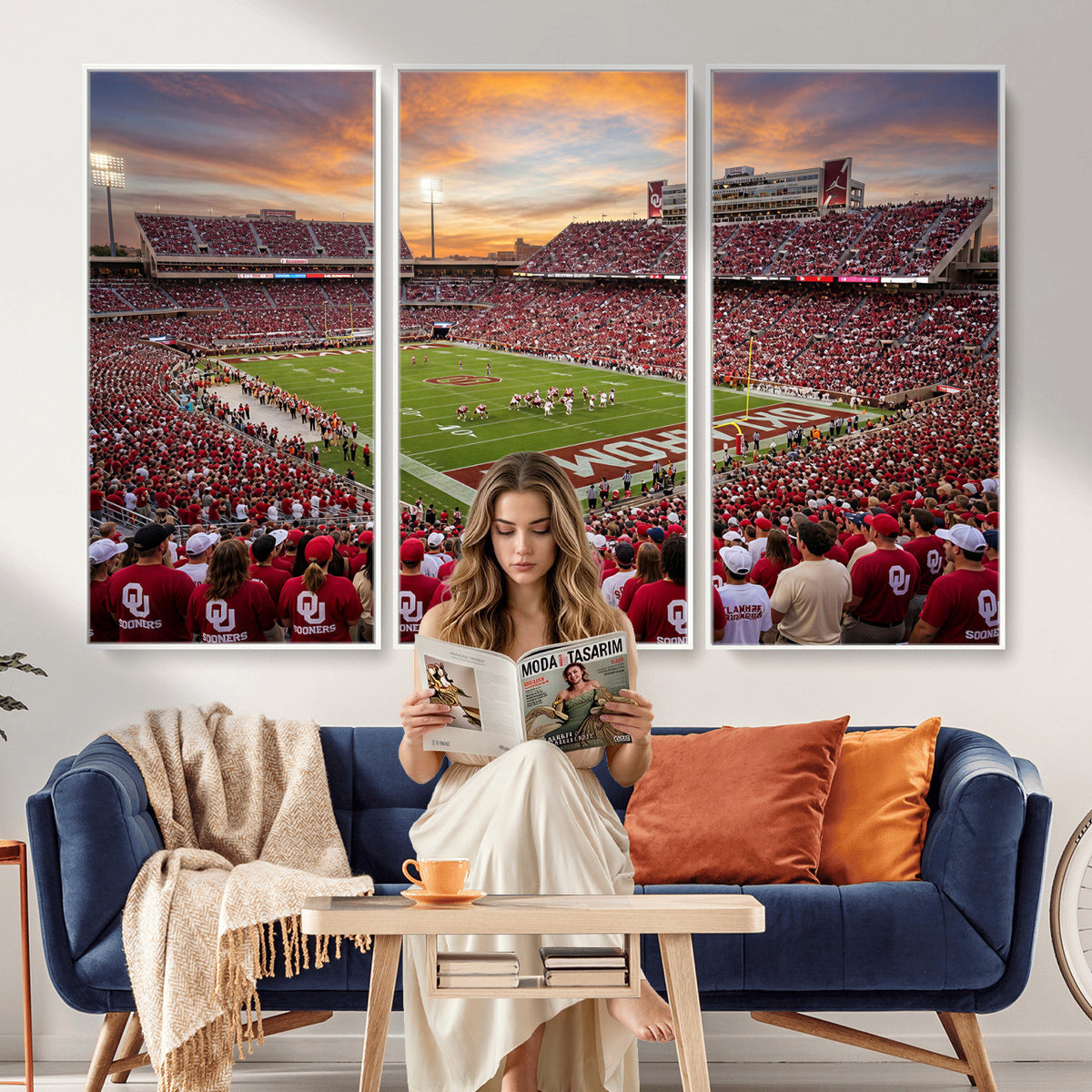 92718741-MGV-CV-36X24 - Stadium Wall Art Canvas Print
