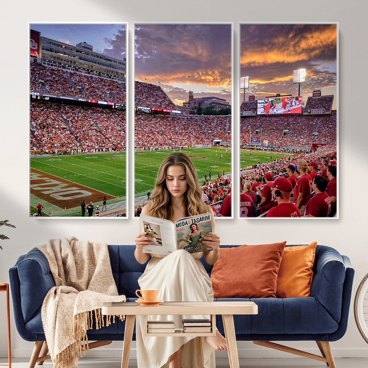 47794729-MGV-CV-36X24 - Stadium Wall Art Canvas Print