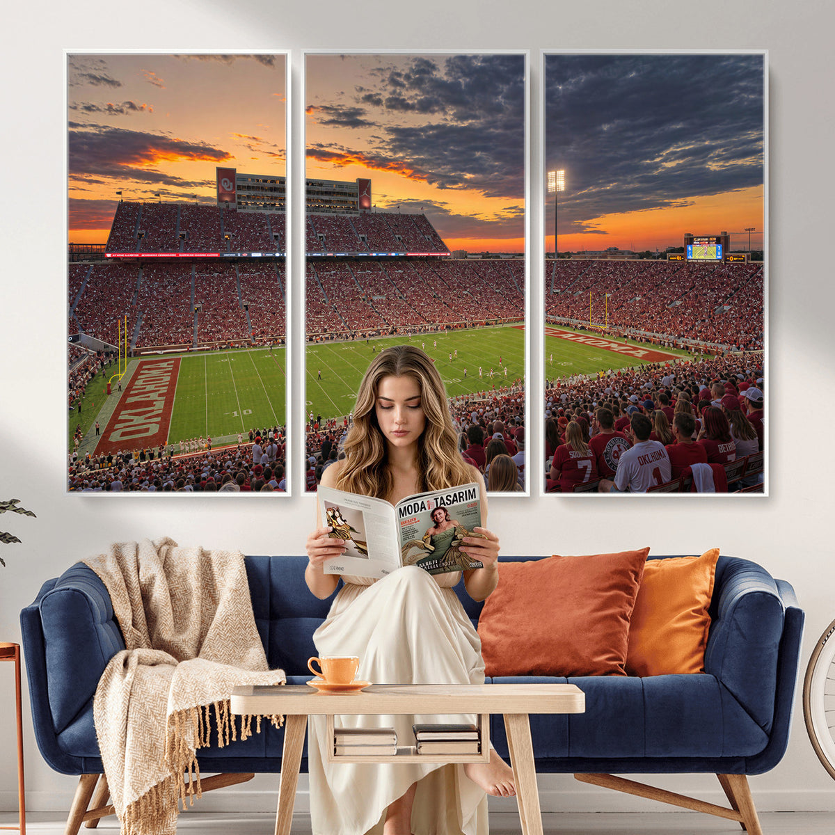 75444407-MGV-CV-36X24 - Stadium Wall Art Canvas Print