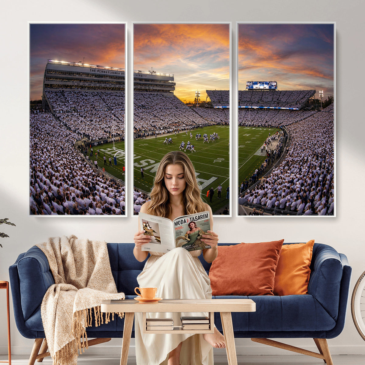 37485833-MGV-CV-36X24 - Stadium Wall Art Canvas Print