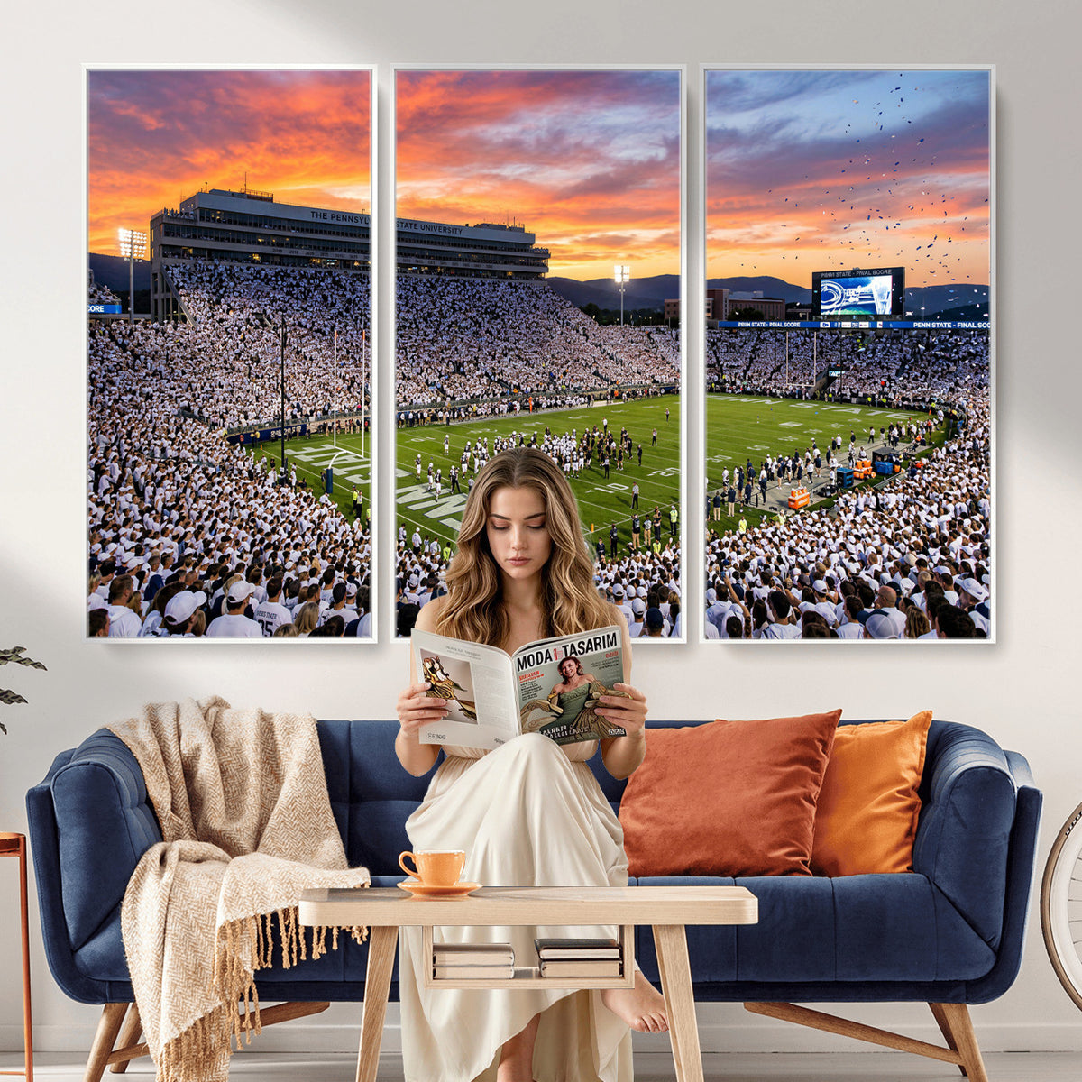 73603863-MGV-CV-36X24 - Stadium Wall Art Canvas Print