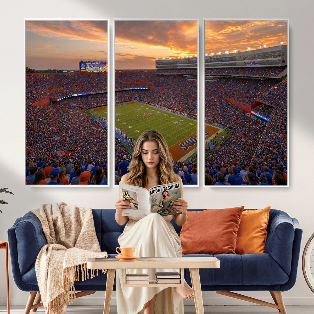 48009171-MGV-CV-36X24 - Stadium Wall Art Canvas Print