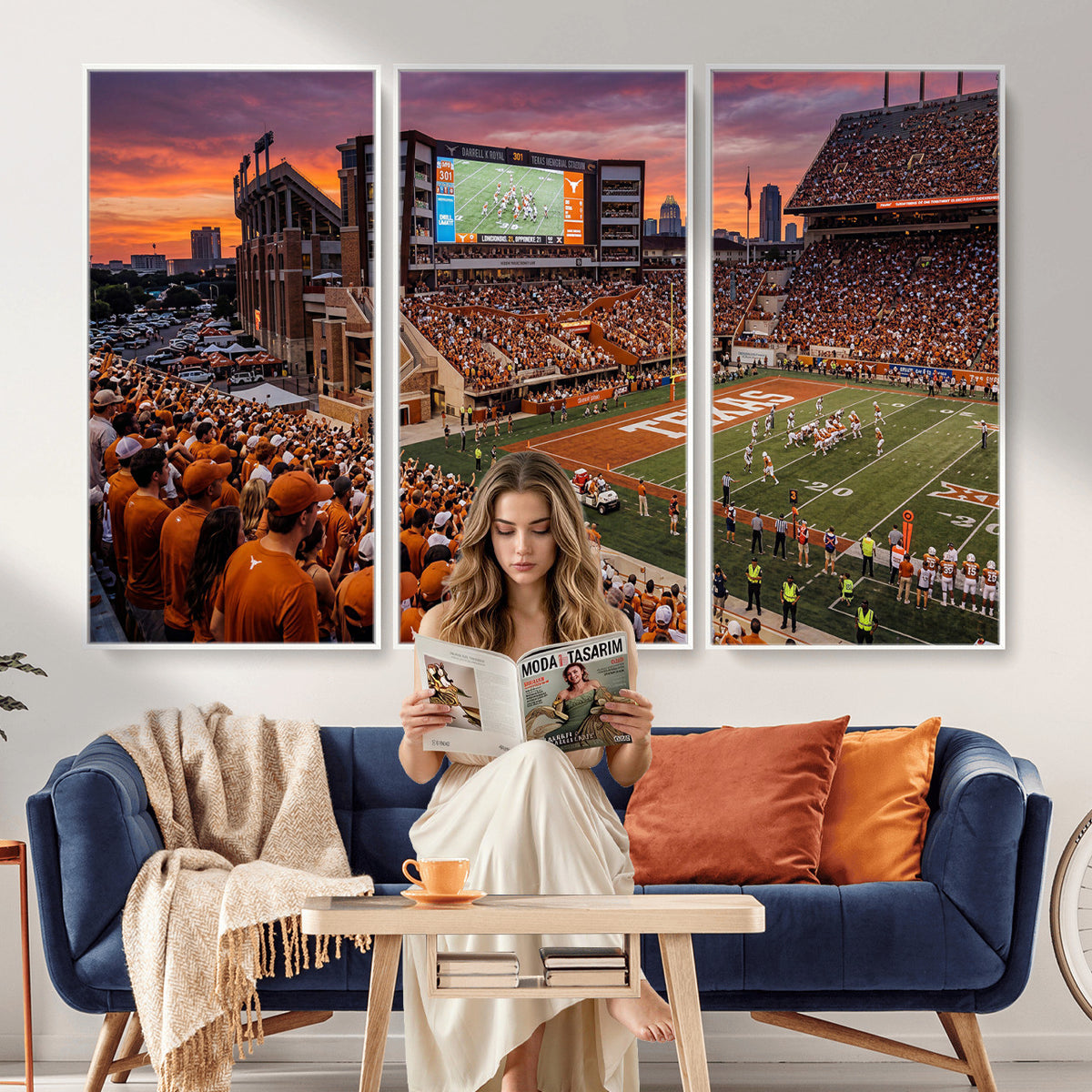 23743181-MGV-CV-36X24 - Stadium Wall Art Canvas Print