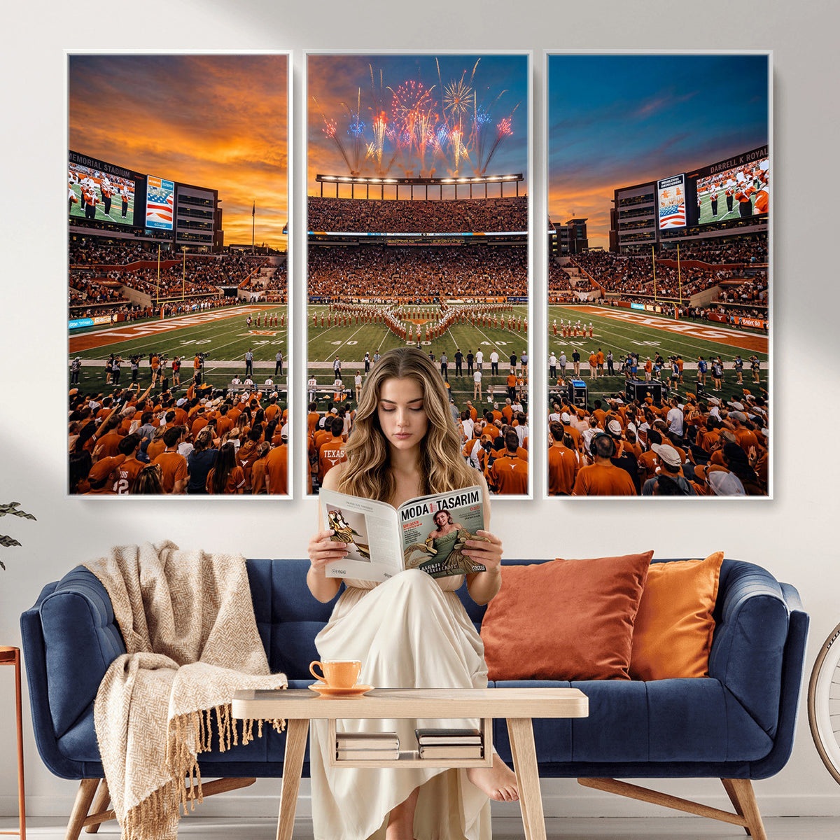 75031291-MGV-CV-36X24 - Stadium Wall Art Canvas Print