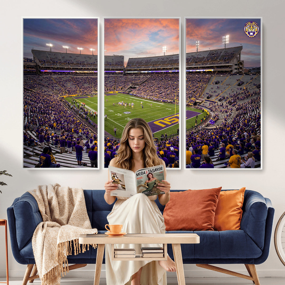 20281385-MGV-CV-36X24 - Stadium Wall Art Canvas Print
