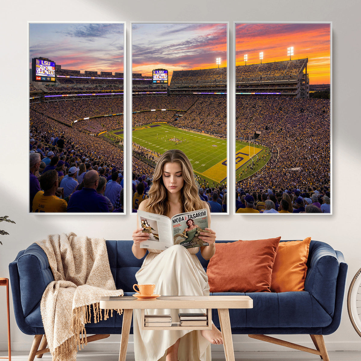 91303167-MGV-CV-36X24 - Stadium Wall Art Canvas Print