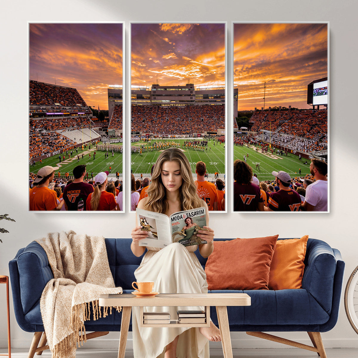 25873880-MGV-CV-36X24 - Stadium Wall Art Canvas Print