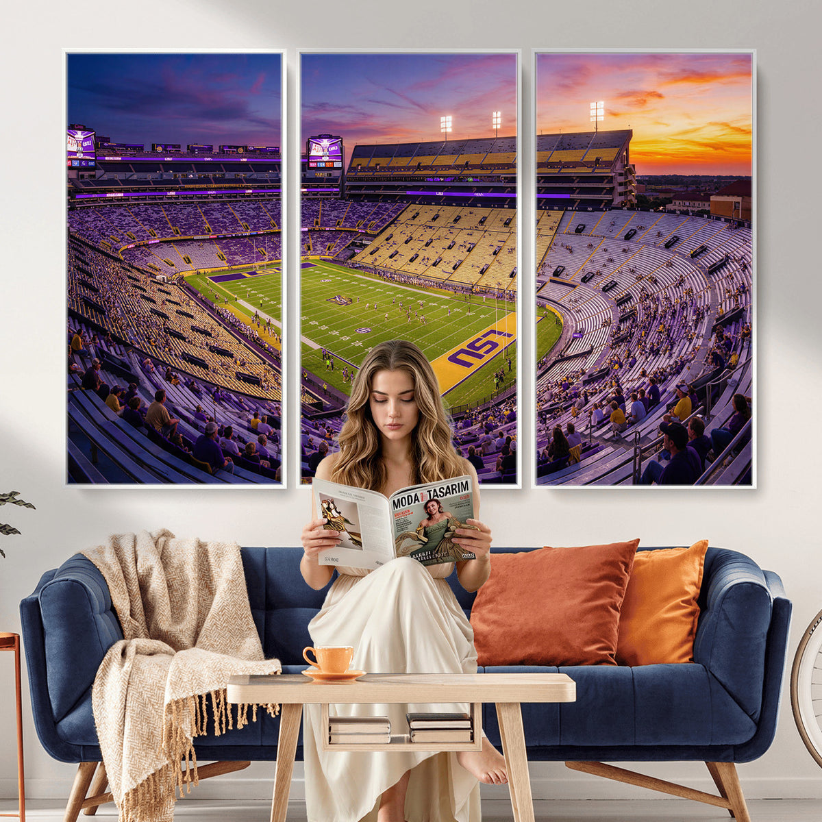 21378512-MGV-CV-36X24 - Stadium Wall Art Canvas Print