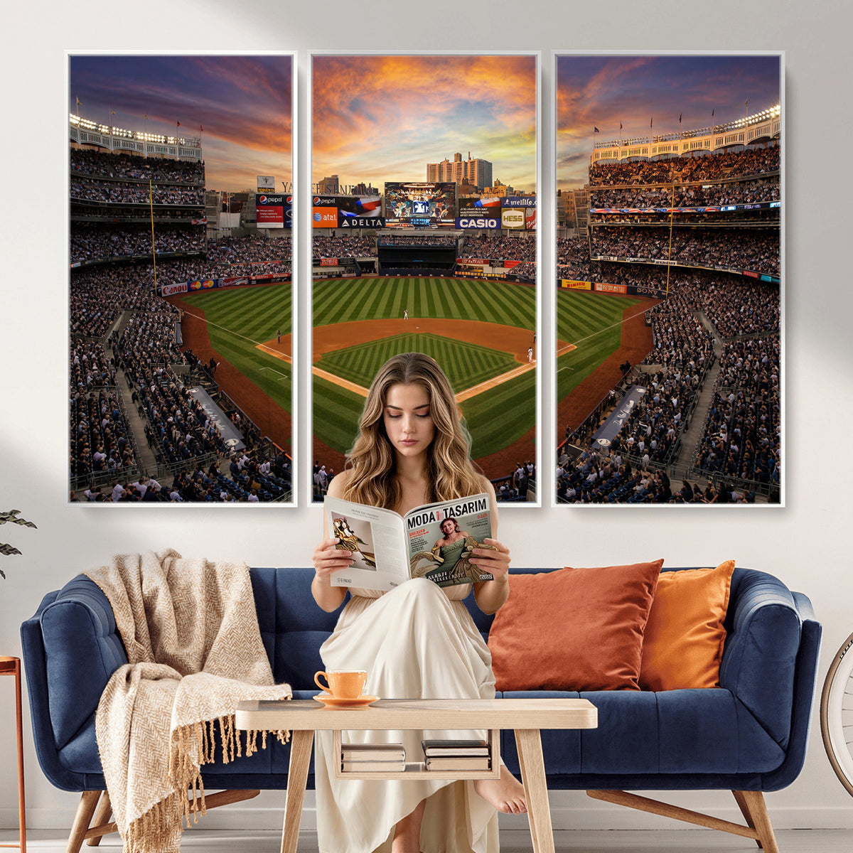 71157927-MGV-CV-36X24 - Stadium Wall Art Canvas Print