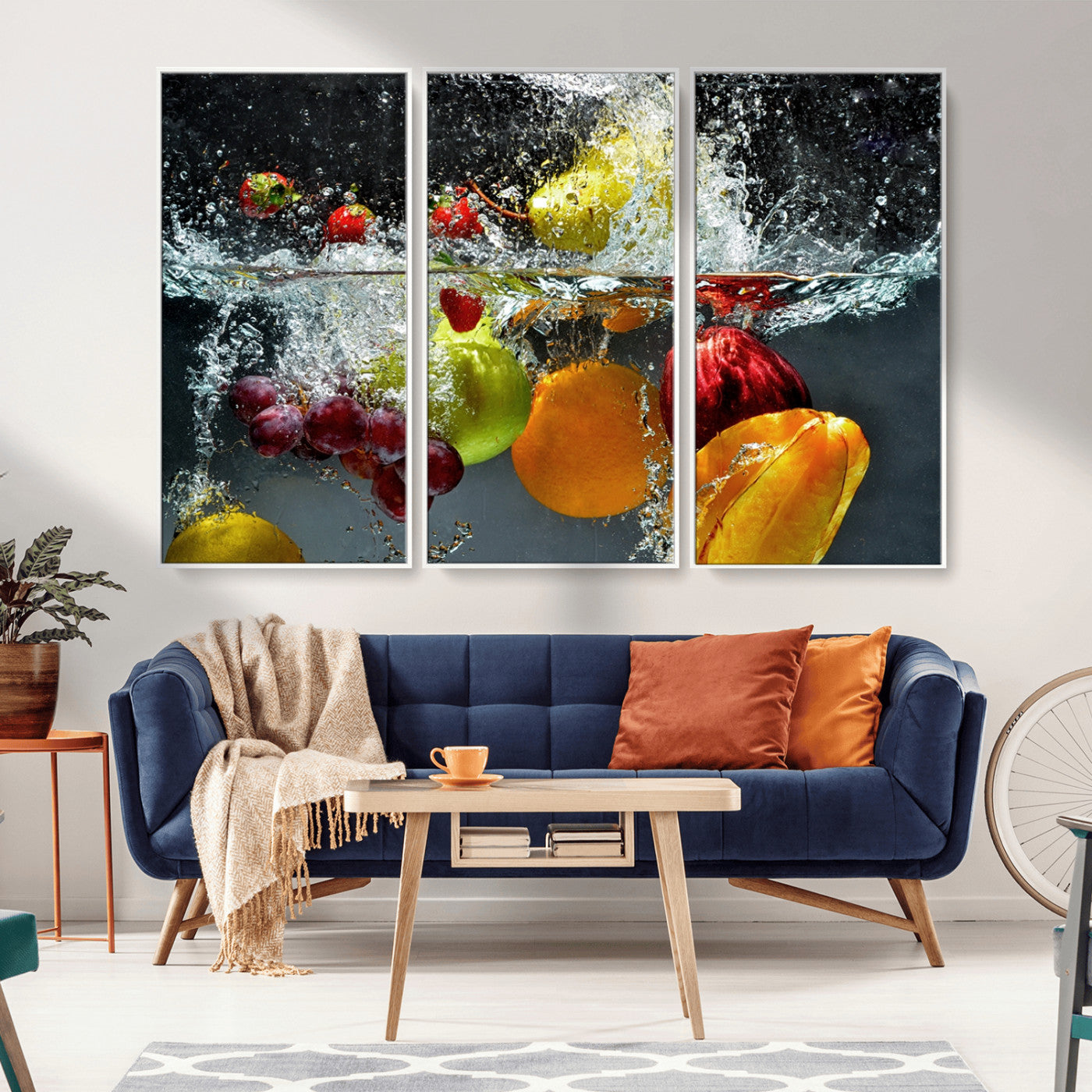 -Kithen Vegetables World Wall Art Canvas Print