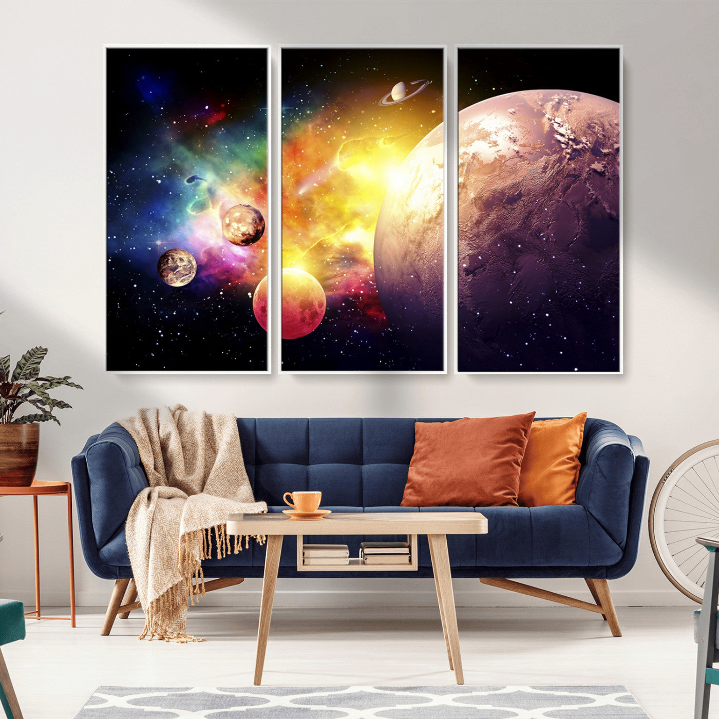 51843-MGV-CV-36X24-Space and Galaxy Canvas Print