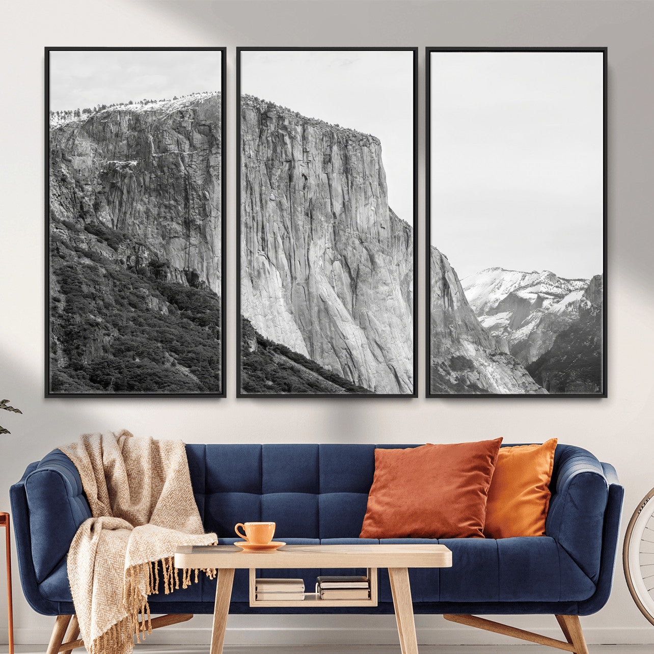 39393420-MGV-CV-36X24 - El Capitan Yosemite Mountain Wall Art – Yosemite Cliff Canvas Print, Rugged Terrain and Timeless Wilderness Decor for Office, Living Room or Cabin