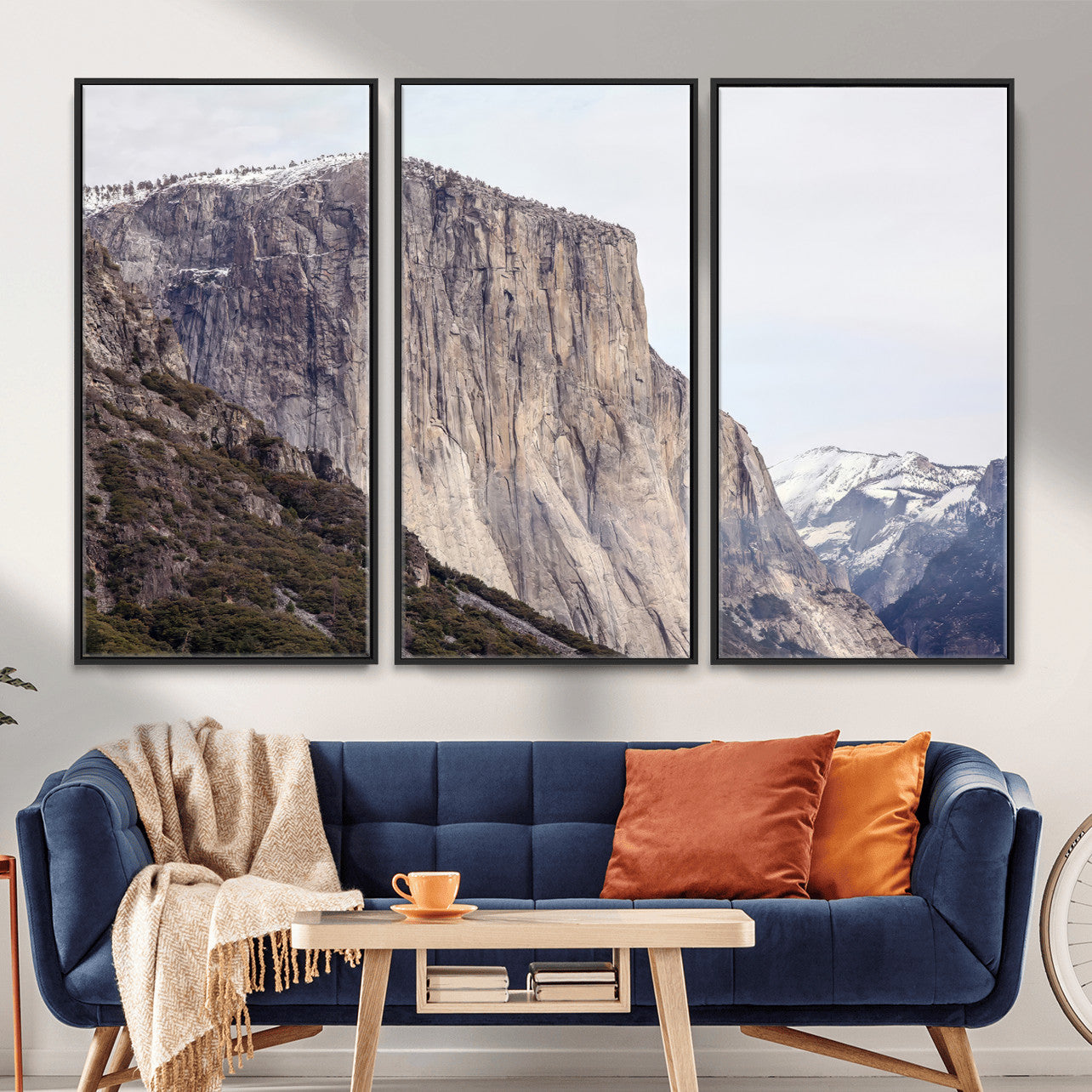 74506434-MGV-CV-36X24 - El Capitan Yosemite Mountain Wall Art – Yosemite Cliff Canvas Print, Rugged Terrain and Timeless Wilderness Decor for Office, Living Room or Cabin