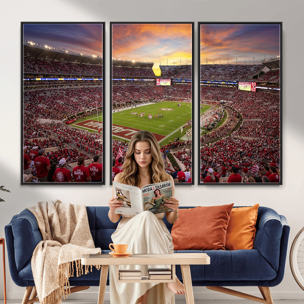 41995919-MGV-CV-36X24 - Stadium Wall Art Canvas Print
