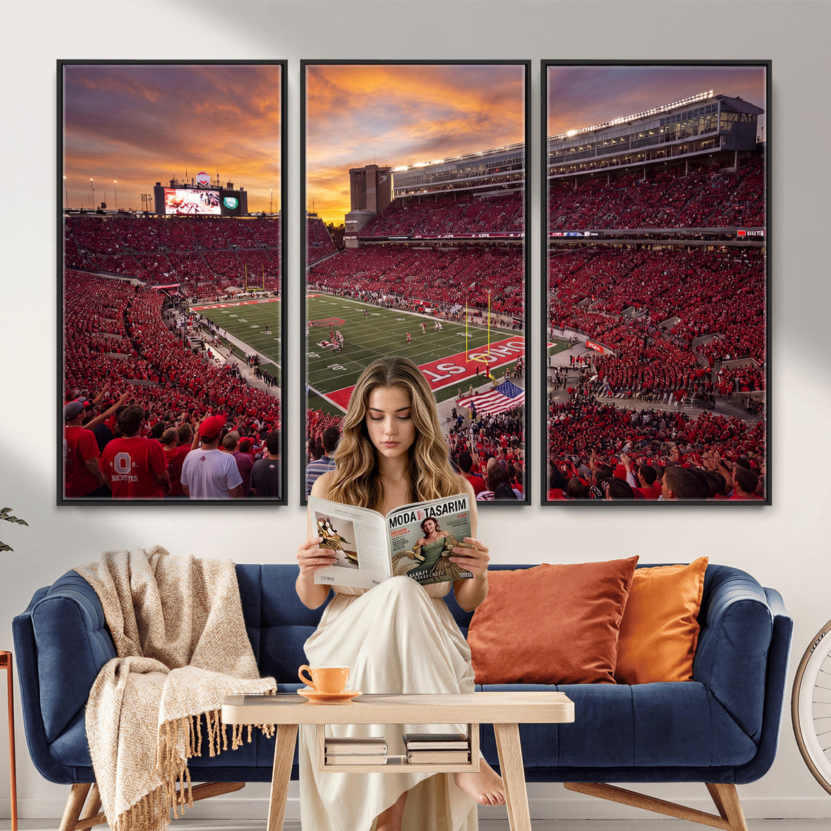 36125328-MGV-CV-36X24 - Stadium Wall Art Canvas Print