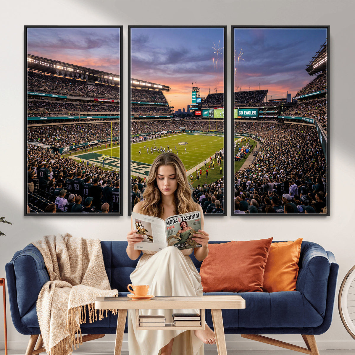 15549432-MGV-CV-36X24 - Stadium Wall Art Canvas Print