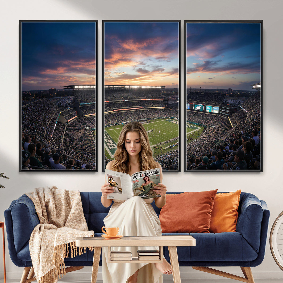 59208973-MGV-CV-36X24 - Stadium Wall Art Canvas Print