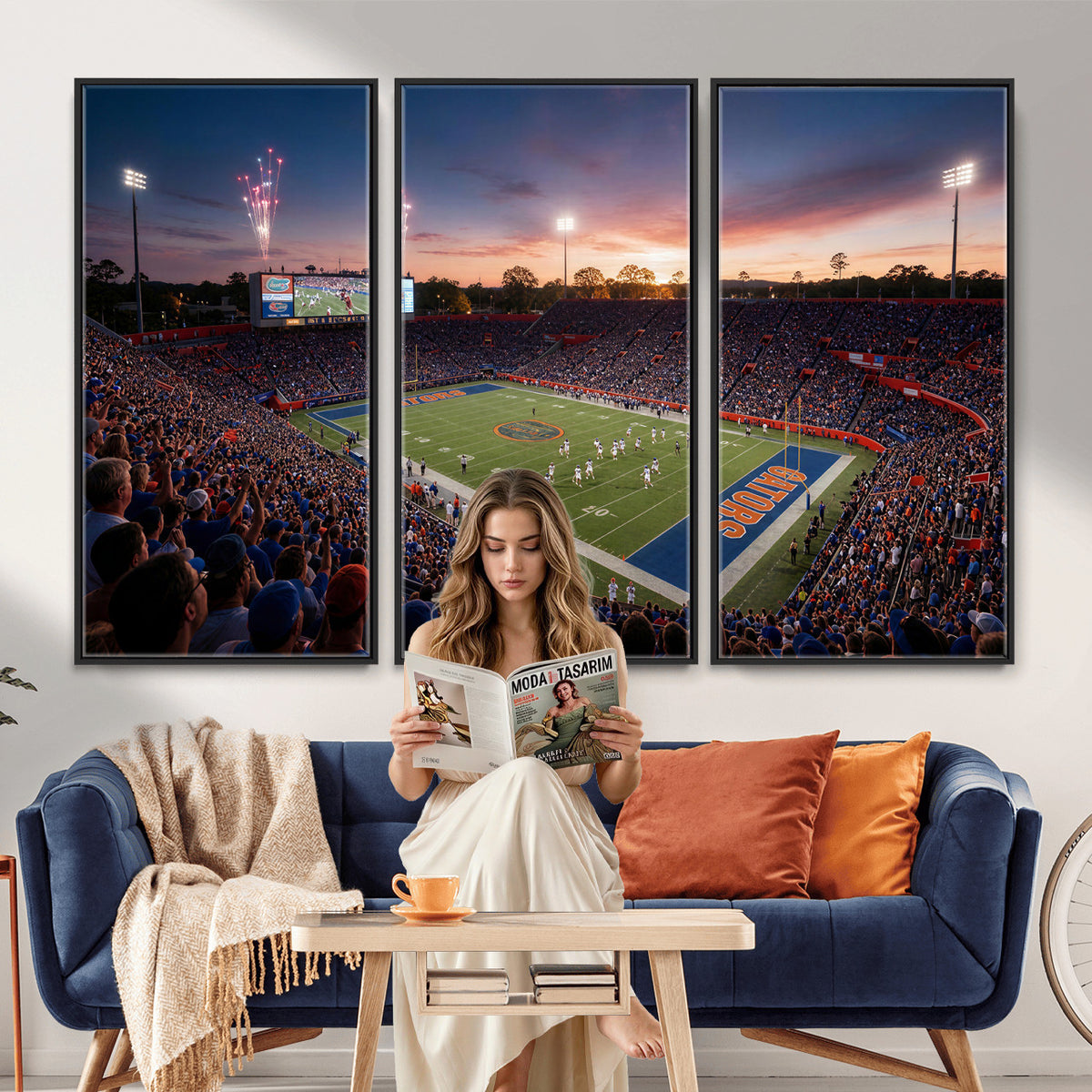 42817292-MGV-CV-36X24 - Stadium Wall Art Canvas Print