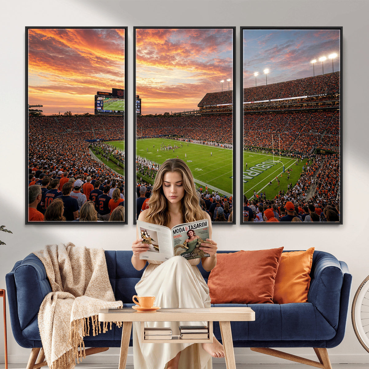 28631591-MGV-CV-36X24 - Stadium Wall Art Canvas Print