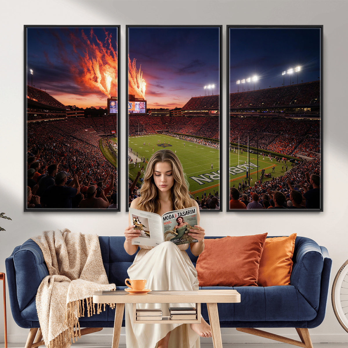 30686080-MGV-CV-36X24 - Stadium Wall Art Canvas Print