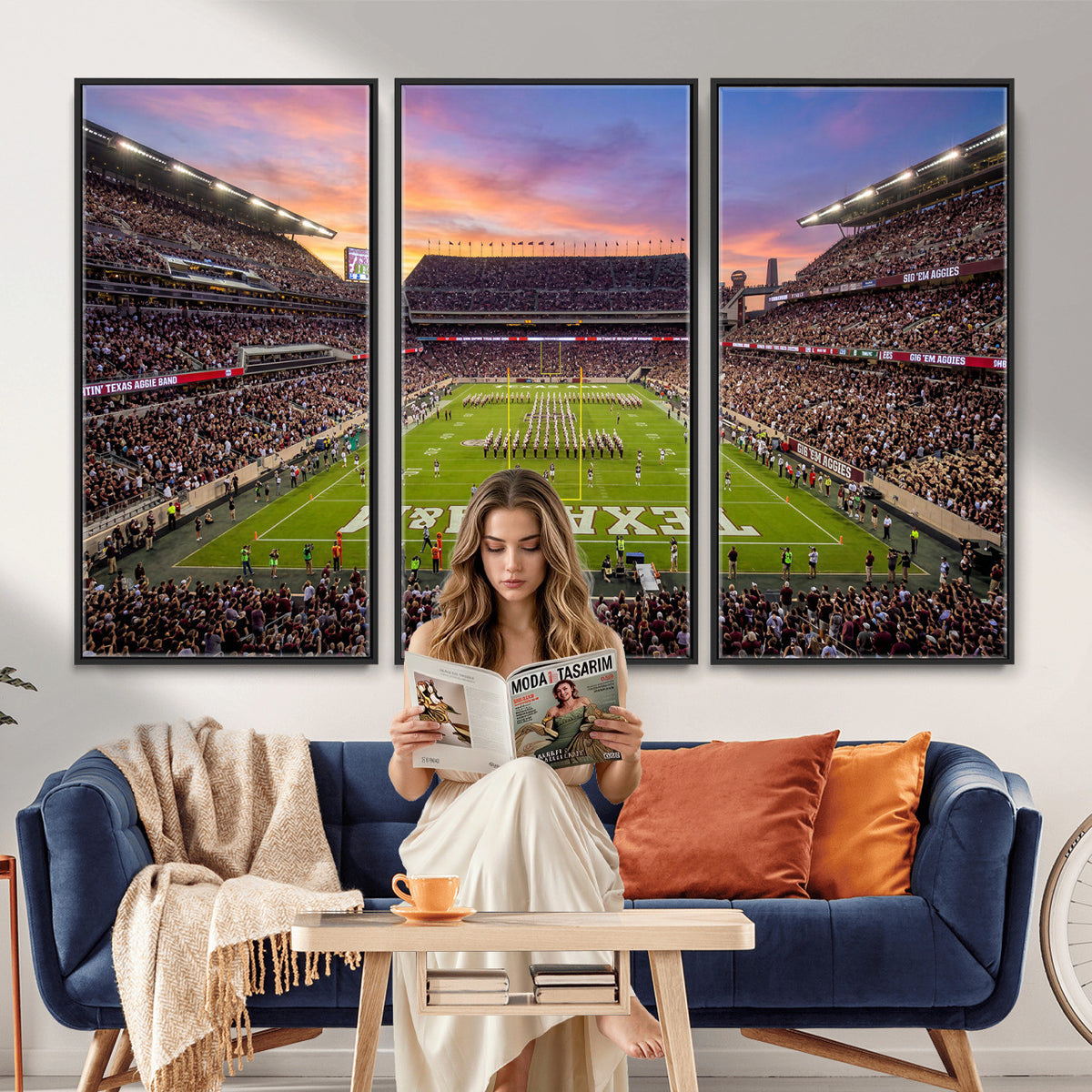 65952219-MGV-CV-36X24 - Stadium Wall Art Canvas Print