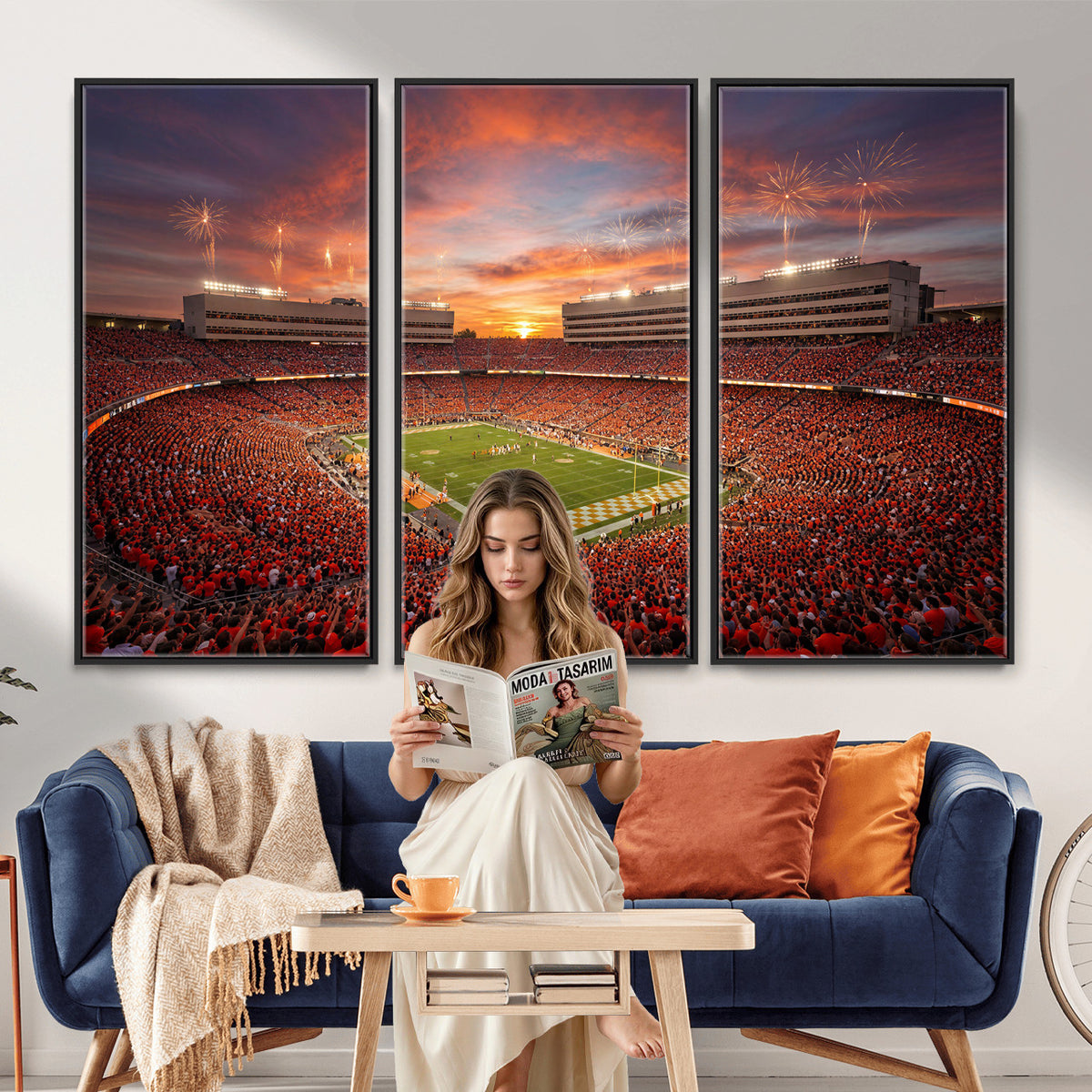 66964685-MGV-CV-36X24 - Stadium Wall Art Canvas Print