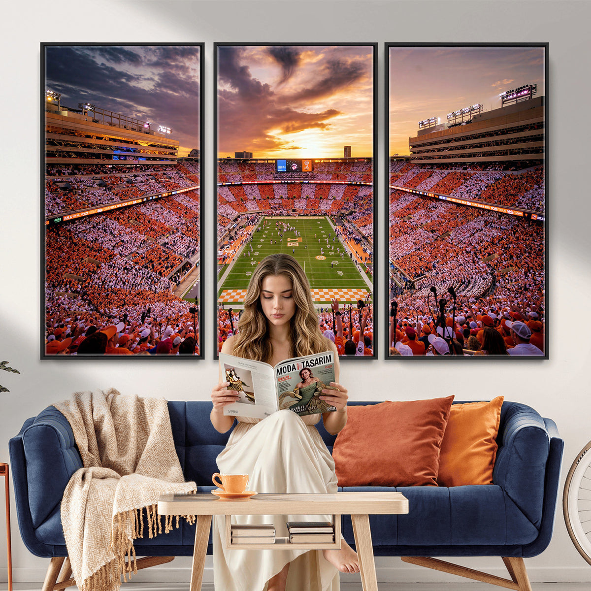 68184875-MGV-CV-36X24 - Stadium Wall Art Canvas Print