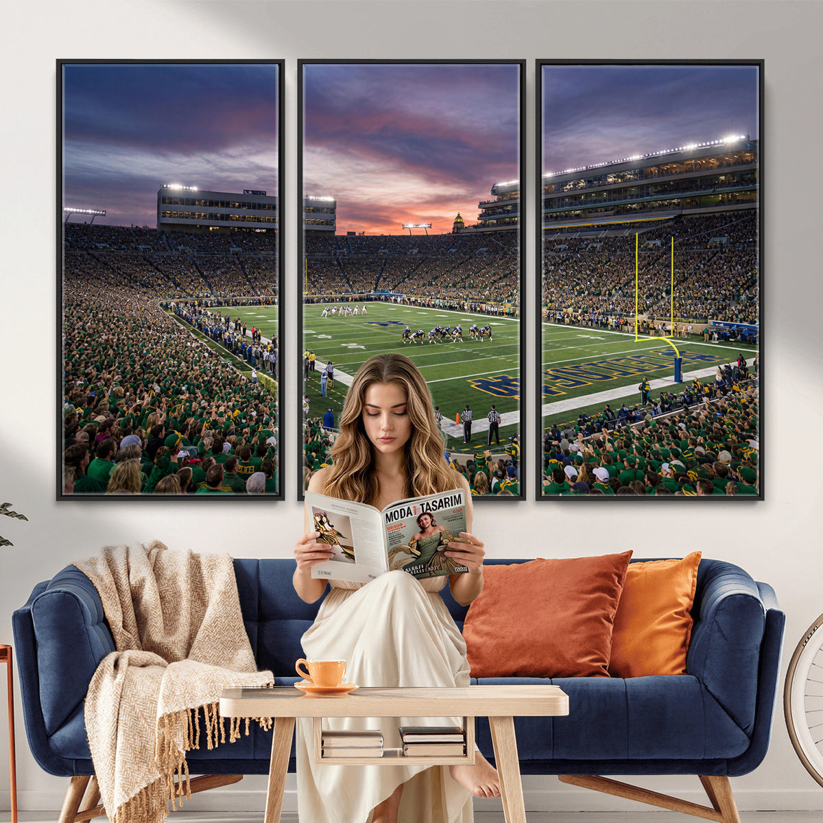 34836892-MGV-CV-36X24 - Stadium Wall Art Canvas Print