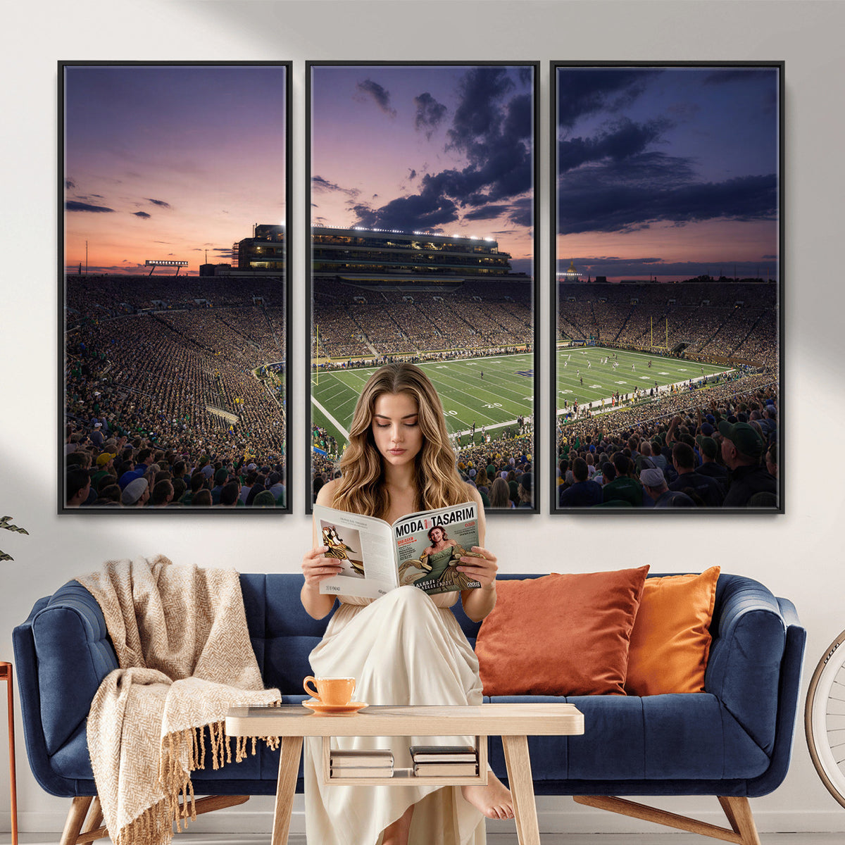 48837941-MGV-CV-36X24 - Stadium Wall Art Canvas Print